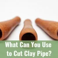 Three brown clay pipe