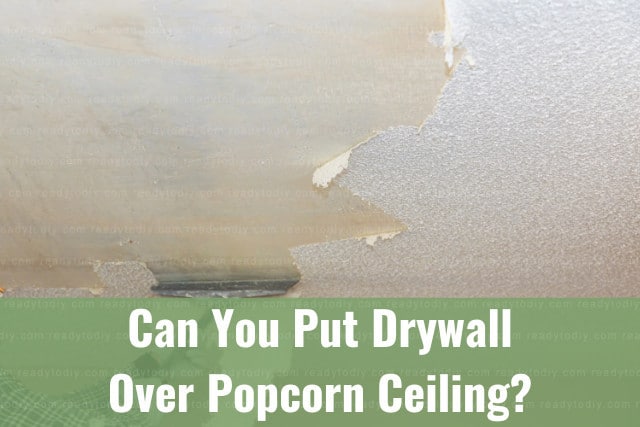 Removing popcorn ceiling
