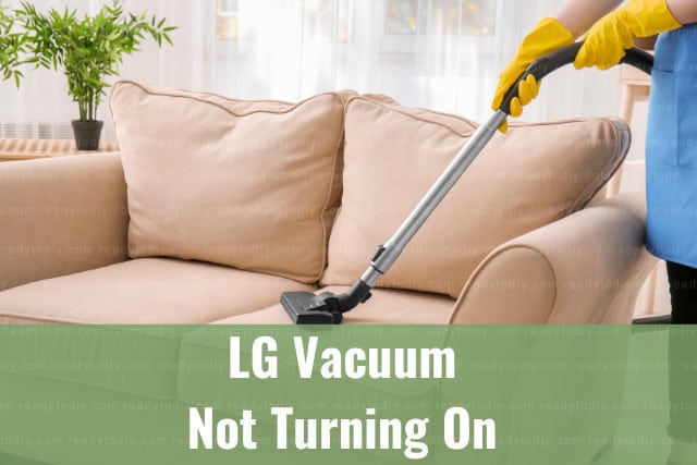 Cleaning the sofa using Vacuum
