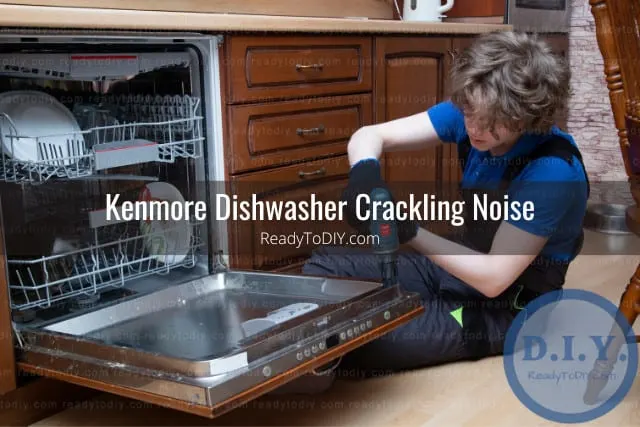 fixing the dishwasher
