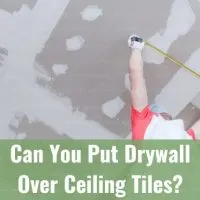 man worker fixing ceiling