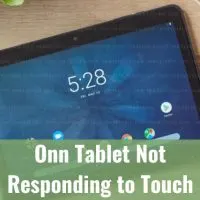 Using black tablet