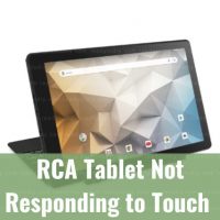 Black RCA Tablet