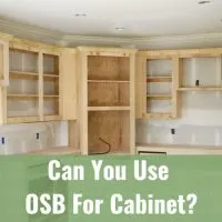 Osb for Cabinet