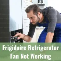 Man fixing the refrigerator