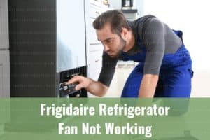 Man fixing the refrigerator