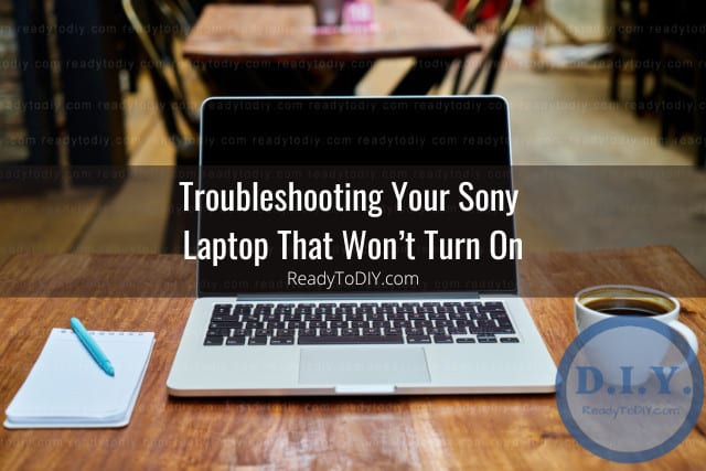 Using laptop in the desk