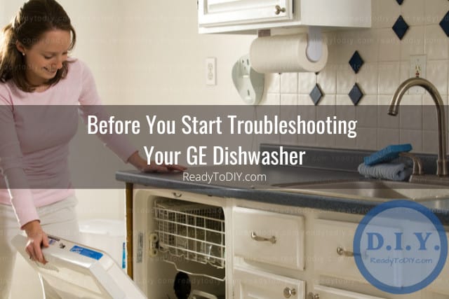 Dishwasher in the kitchen