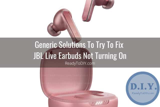Pink wireless earphone JBL