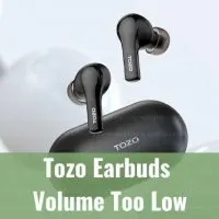 Tozo earbuds and case
